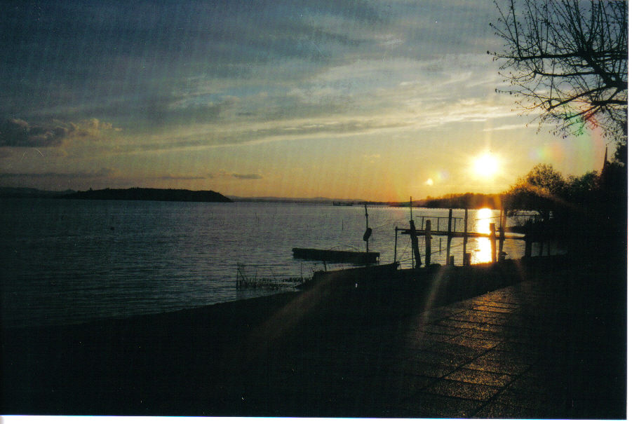 Lake Trasimeno sunset